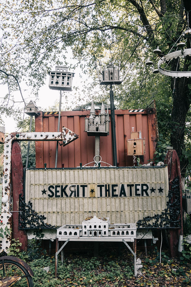 sekrit theater sign Austin texas