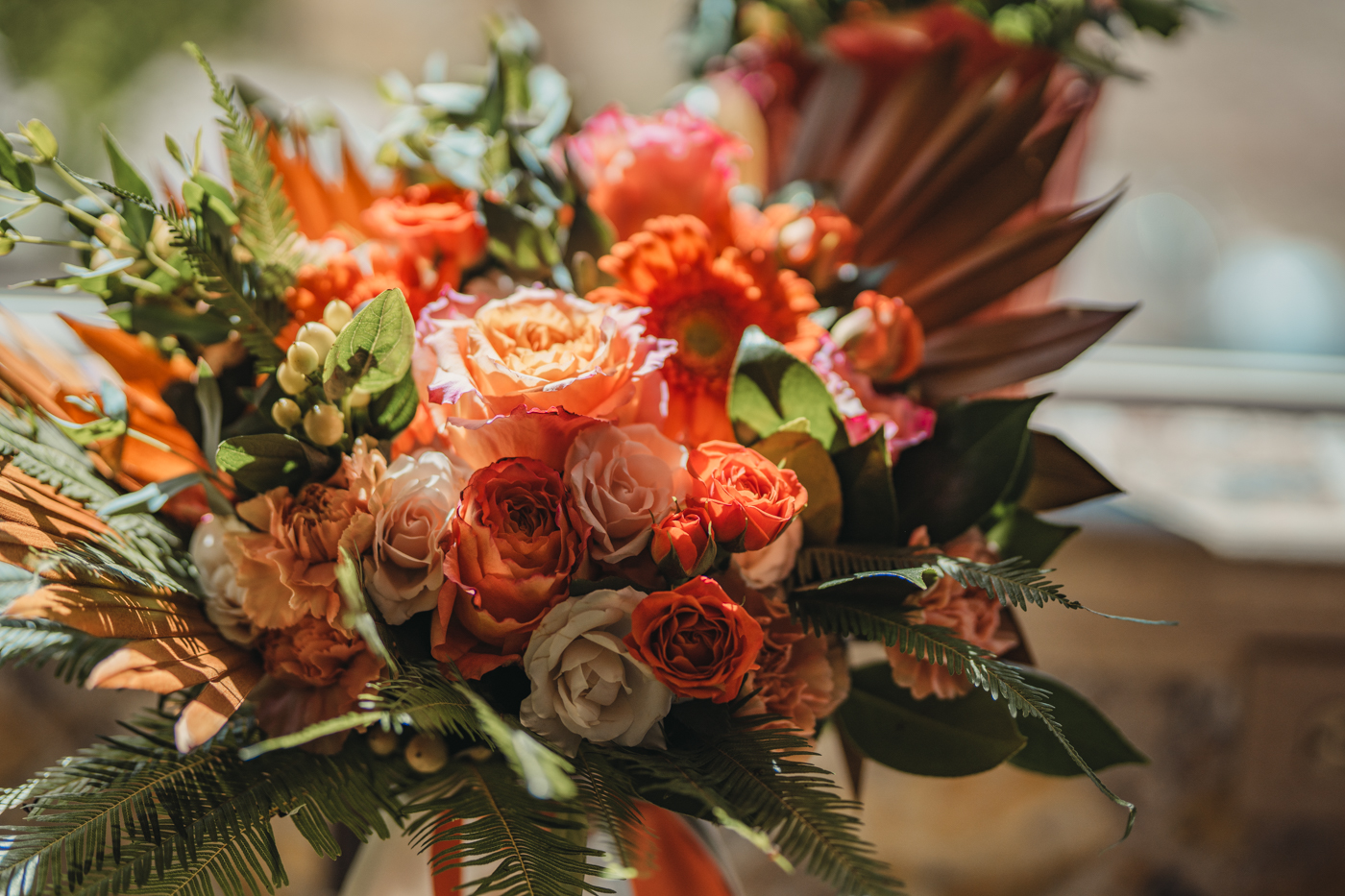 floral wedding bouquet