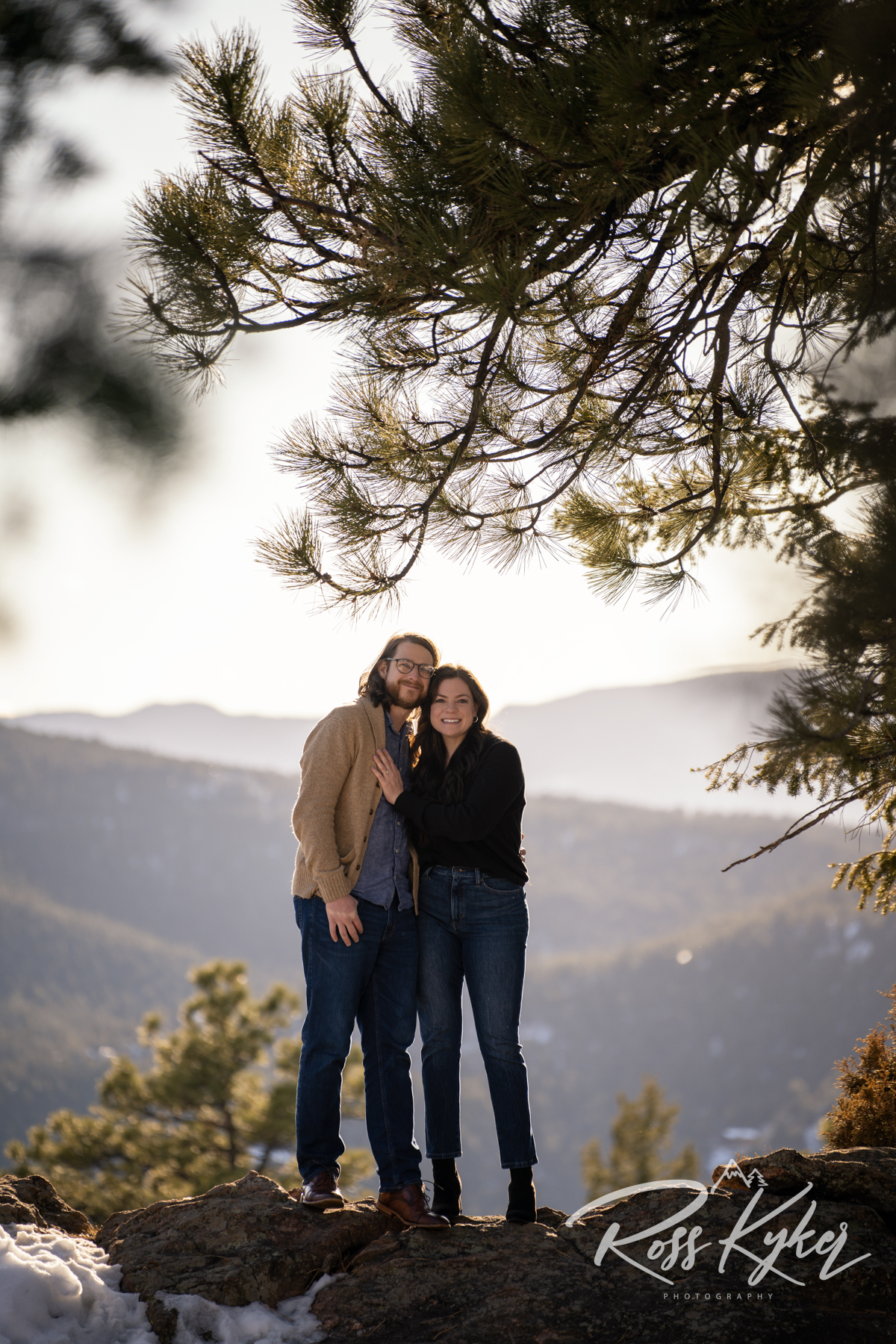 Mount Falcon Engagement | Morrison, Colorado