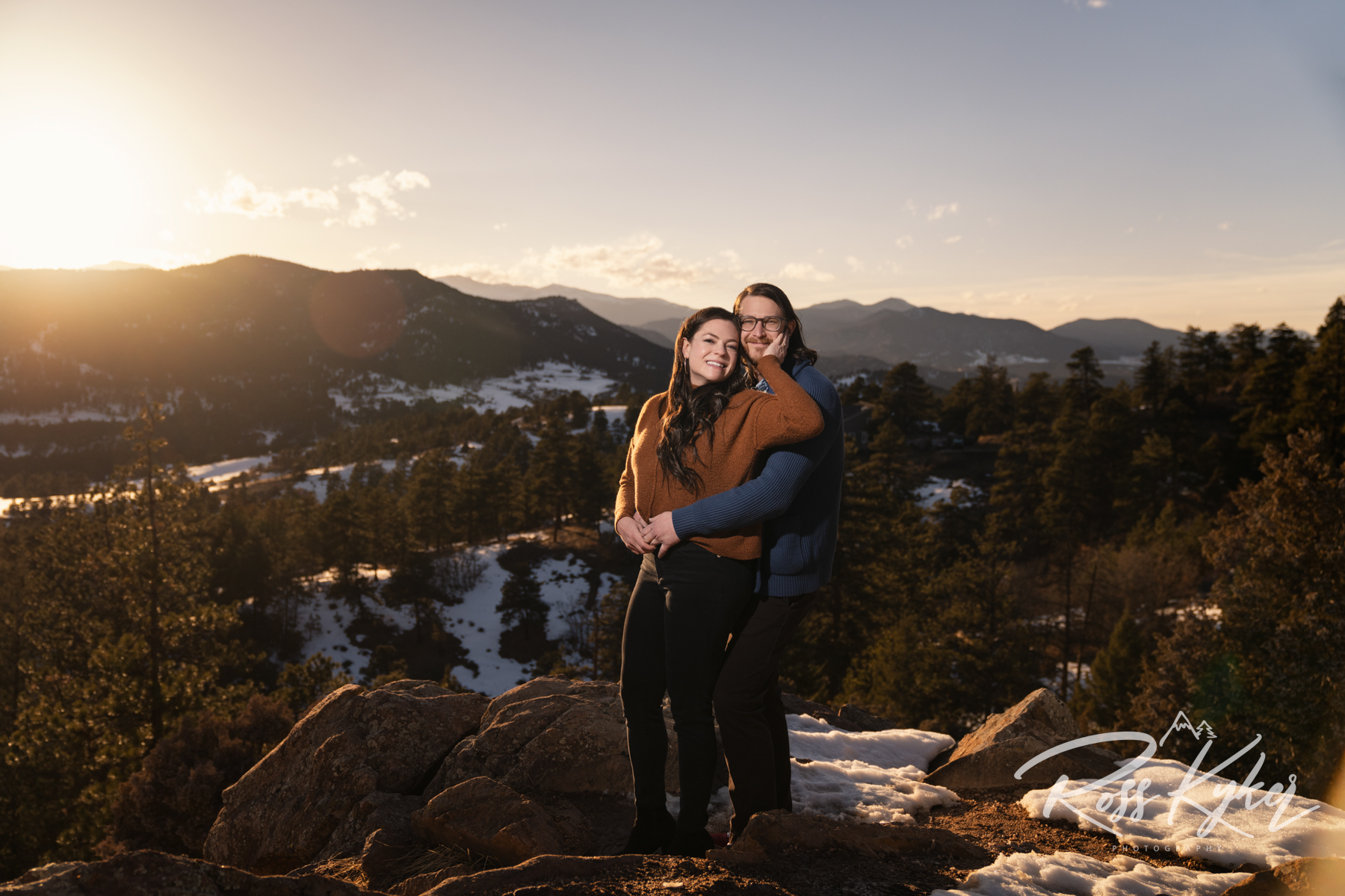 Mount Falcon Engagement | Morrison, Colorado