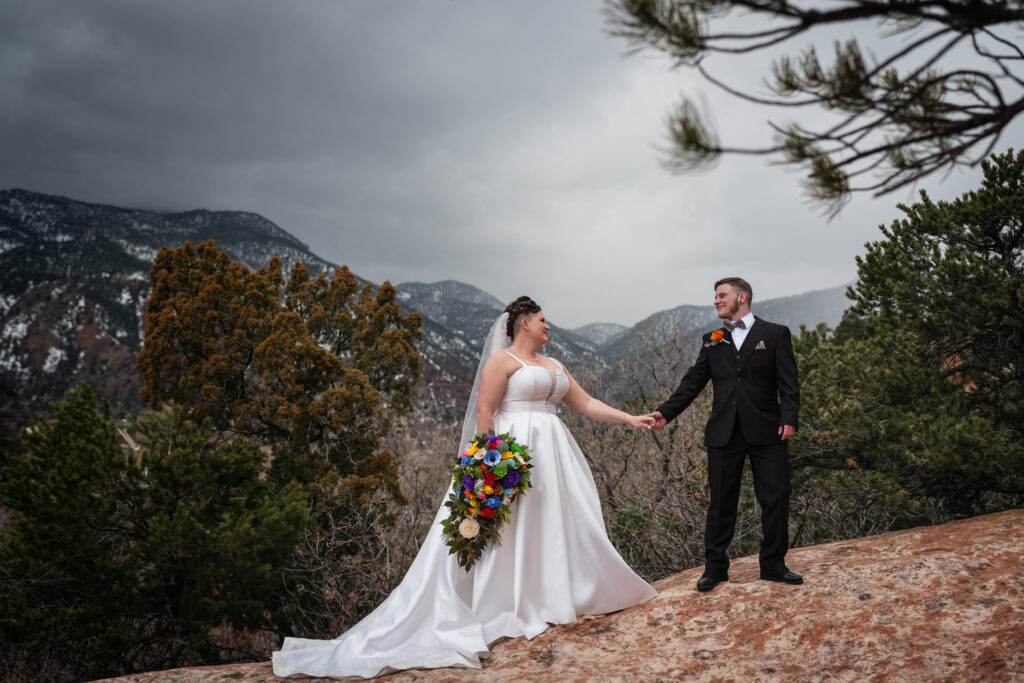 lgbtqia couple craftwood weddings manitou springs