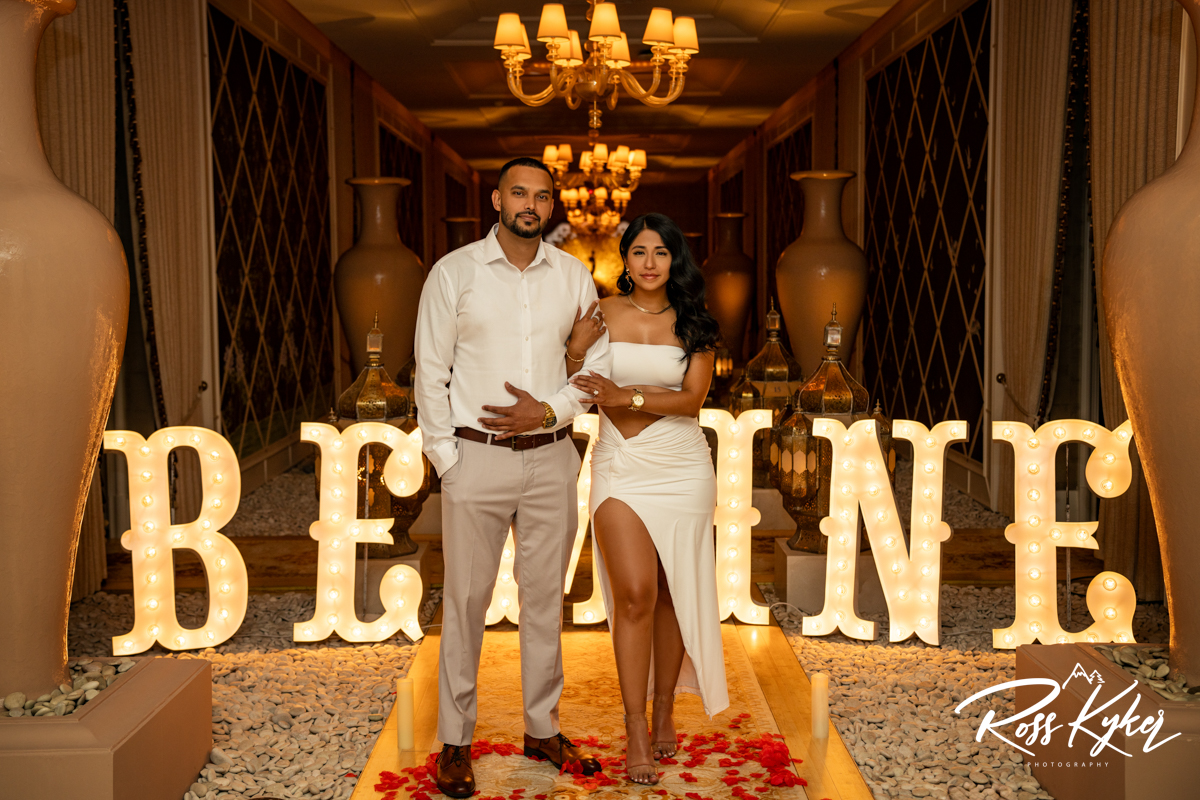 the wynn las vegas proposal photography