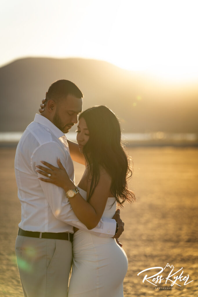 las vegas desert engagement photos