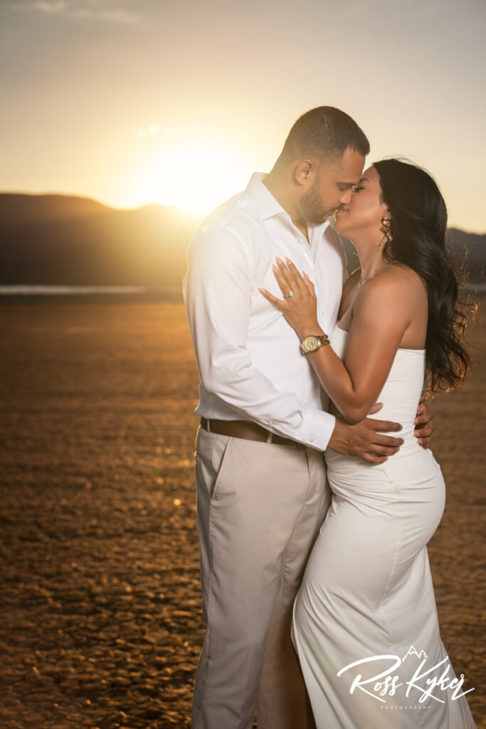 las vegas desert engagement photos